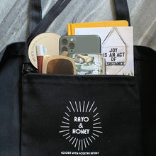 Load image into Gallery viewer, You Are Your Own Stories Black Tote by rayo & honey