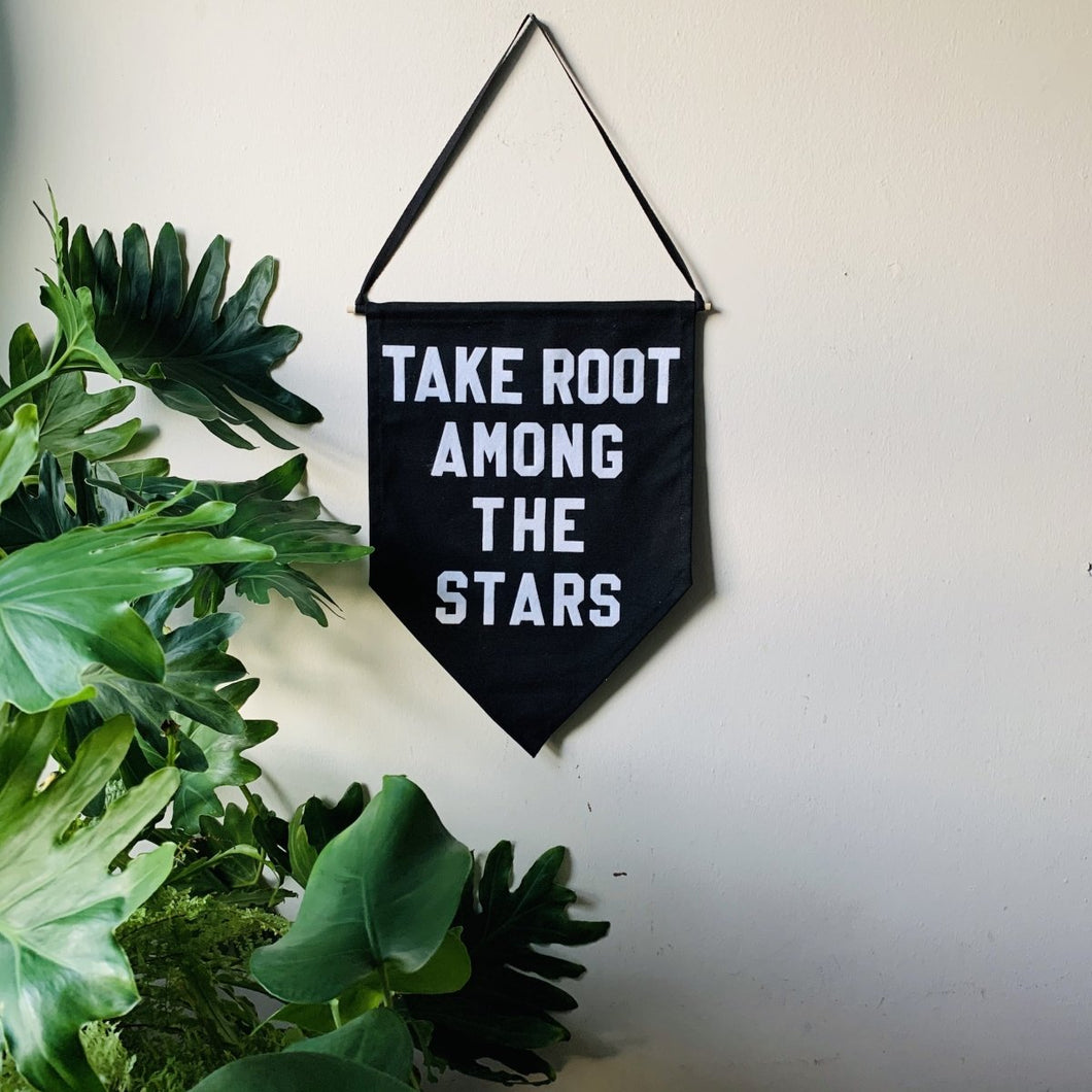 take root among the stars (black & white) by rayo & honey